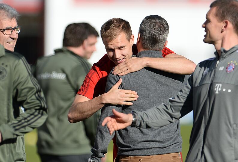 Die Bilder vom DFB-Training beim FC Bayern.