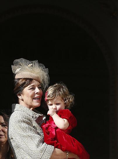 Strahle-Oma: Prinzessin Caroline mit Enkeltochter India Casiraghi.