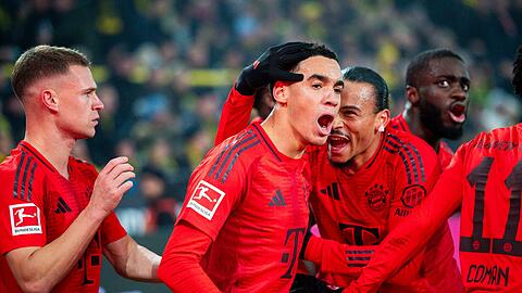 Der FC Bayern trennt sich von Borussia Dortmund mit 1:1.