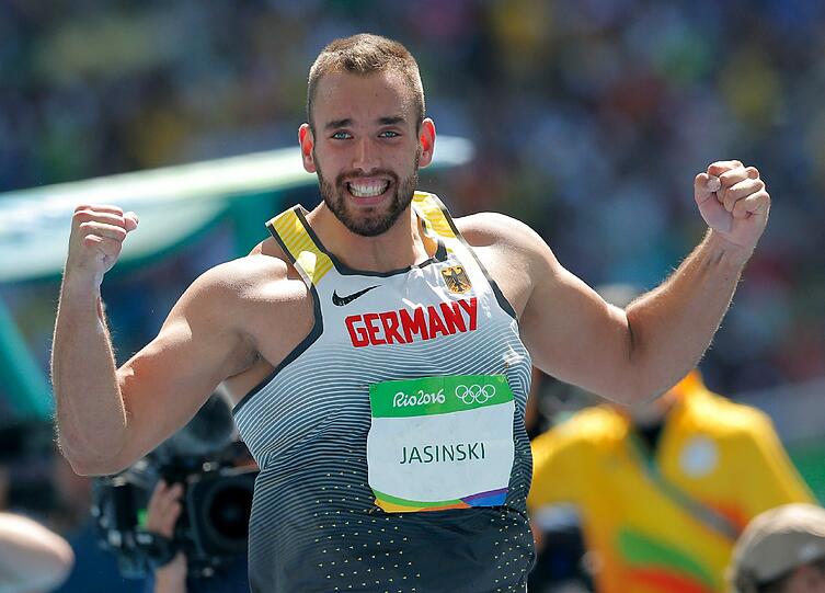 Im Diskus-Wettbewerb holte Daniel Jasinski eine Bronzemedaille.
