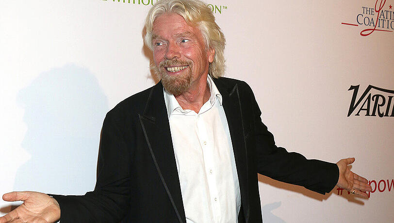 Sir Richard Branson während eines Events in Beverly Hills Sir Richard Branson während eines Events in Beverly Hills