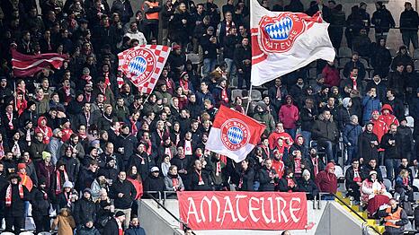 Die Bayern-Amateure bei einem Heimspiele im Gr&uuml;nwalder Stadion (Archivbild).