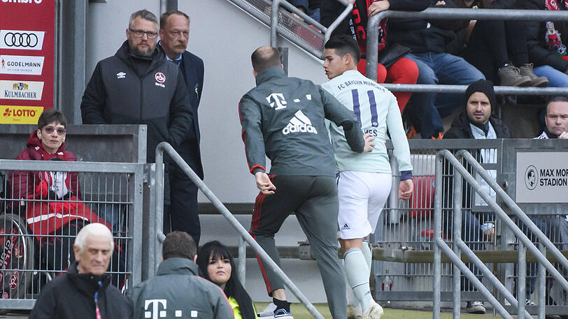 JAMES RRODRIGUEZ, NOTE 3: Zweiter Joker. Kam in der 57. Minute. Über eine halbe Stunde Zeit, sich zu beweisen. So viel war der Leihgabe von Real seit Ende März nicht mehr bekommen. Führte sich mit einem guten Pass und einem Freistoß an die Latte ein. Dann verletzt raus (Knie-Schmerzen).