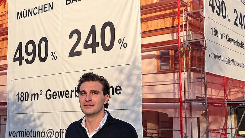 Ließ sich für die Idee von New York inspirieren: Ferdinand Kohler vor dem Haus in Bad Wiessee. Ließ sich für die Idee von New York inspirieren: Ferdinand Kohler vor dem Haus in Bad Wiessee.
