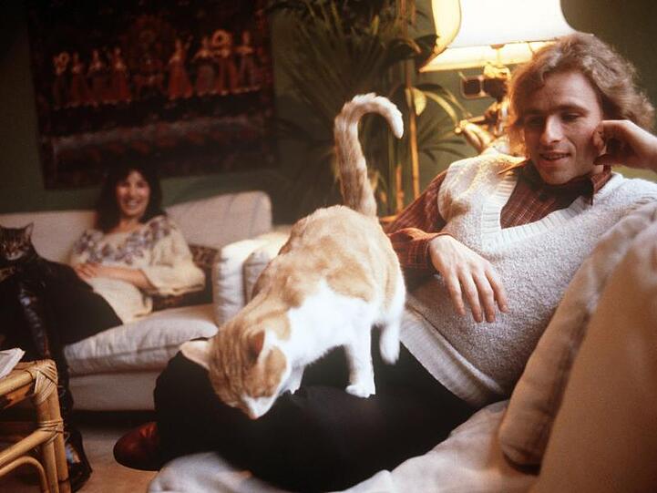 Katzenliebhaber: Thomas und Thea Gottschalk.