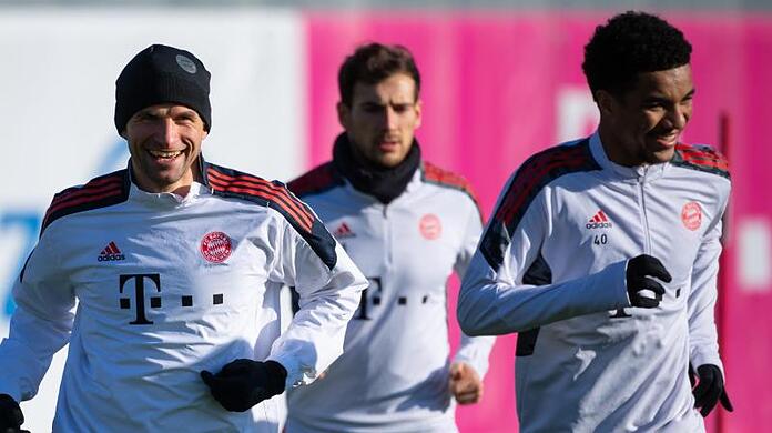 Können in der Champions League den sechsten Sieg im sechsten Gruppenspiel holen: Abschlusstraining beim FC Bayern.