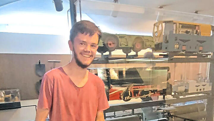 Daniel vor wenigen Tagen am Fass-"Tatort".