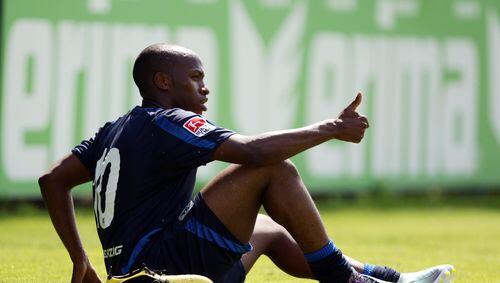 Einst bei 1860, jetzt im Probetraining in Münster: Savio Nsereko Einst bei 1860, jetzt im Probetraining in Münster: Savio Nsereko
