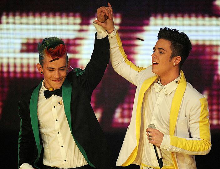 Deutschland sucht den Superstar - und findet den Schweizer Luca Hänni. Die Bilder von der Fionalshow 2012.