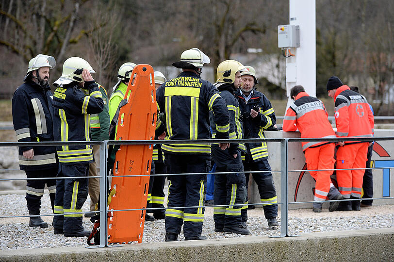 Bilder vom Fundort der toten Frau in Traunstein.