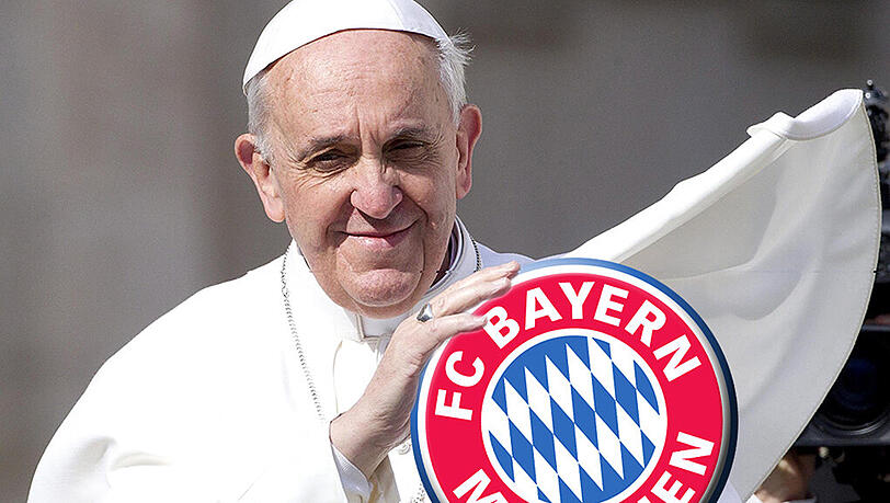 Der FC Bayern trifft Papst Franziskus Der FC Bayern trifft Papst Franziskus