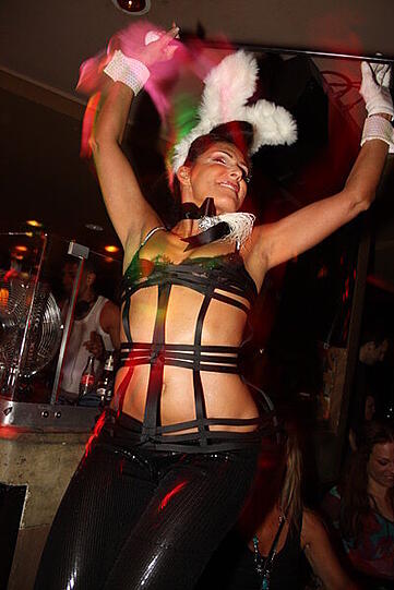 Heiße Häschen hüpften durchs Pacha beim Blub Club am Samstag.