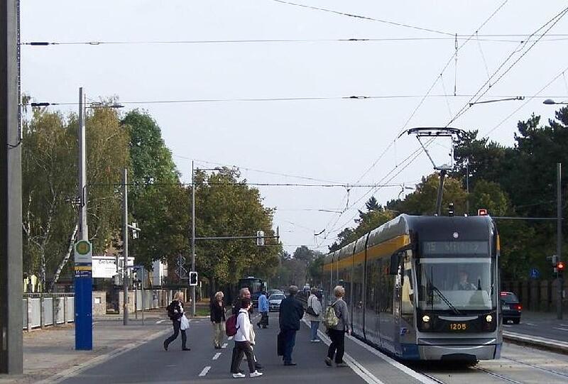 Trambahn Westtangente Juli 2013