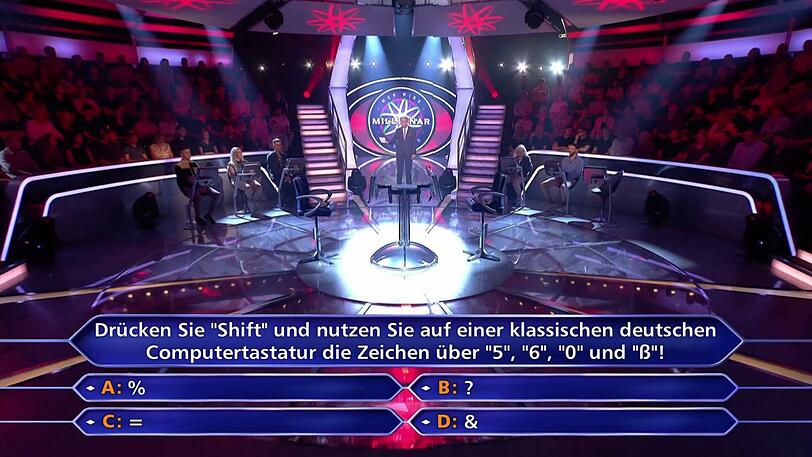 Diese Auswahlfrage stellte die Kandidaten vor unl&ouml;sbare Probleme - wof&uuml;r G&uuml;nther Jauch vollstes Verst&auml;ndnis hatte: "Das wei&szlig; doch keine Sau!"