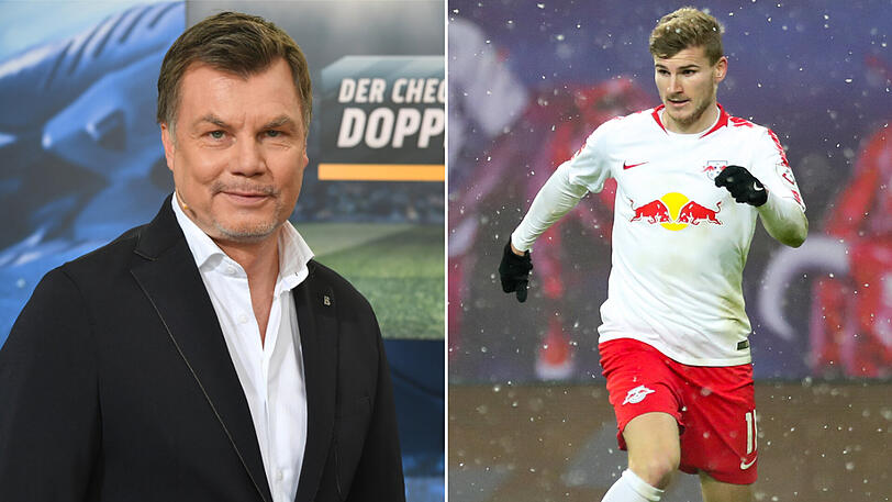Leipzig-Stürmer Timo Werner ist im Visier des FC Bayern. Thomas Helmer (links) sieht den Nationalspieler noch lange nicht am Ende seiner Entwicklung.