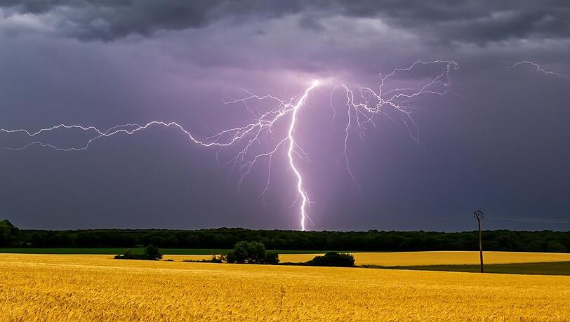 Blitzeinschläge können tödlich sein.