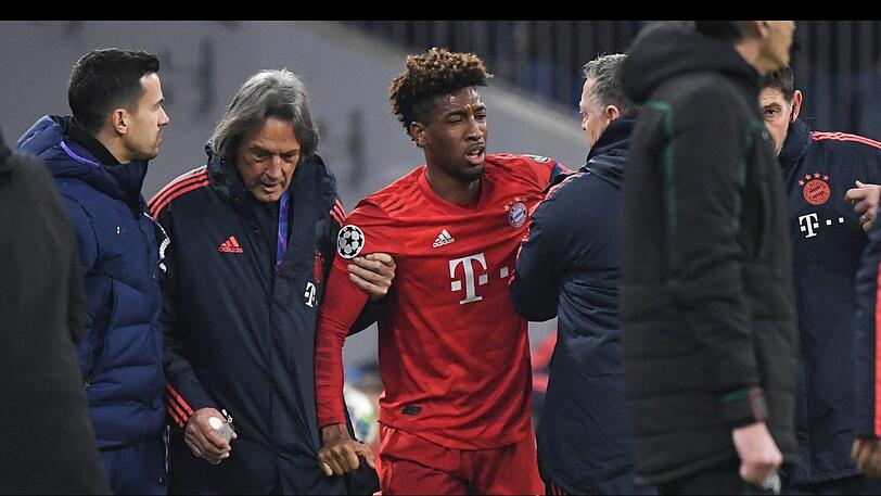 Kingsley Coman zog sich gegen Tottenham eine Knieverletzung zu.