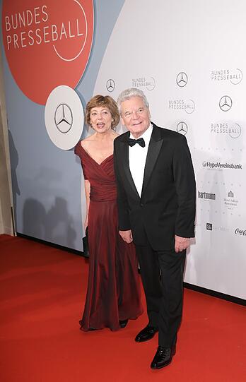 Bundespräsident Joachim Gauck und seine Lebensgefährtin Daniela Schadt