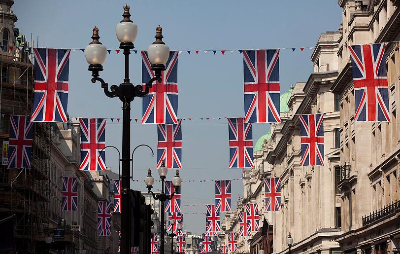 Die Vorbereitungen zur Hochzeit des Jahres in London.