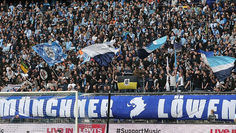 Bietet interessierten Fans die Möglichkeit, in die aktive Szene hineinzuwachsen: die Ultra-Gruppierung des TSV 1860 "Münchner Löwen".