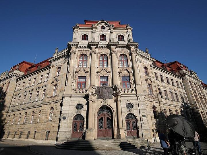 Das Landgericht Bayreuth. Foto: Daniel Karmann/dpa/Archivbild