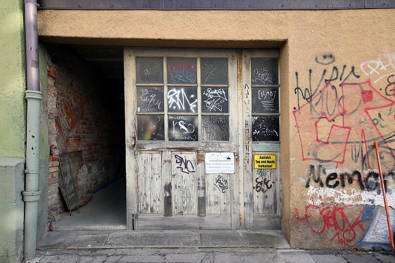 Auch so etwas gibt's hier, noch ist nicht alles durchsaniert.