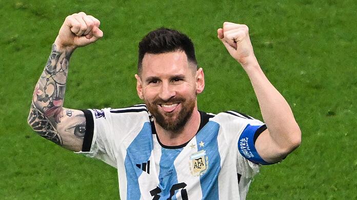 Endlich Weltmeister: Argentiniens Superstar Lionel Messi.