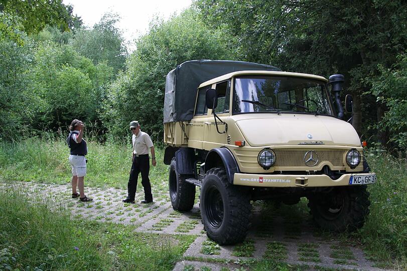 Grenzfahrten mit altem Unimog auf ehemaligem Todesstreifen