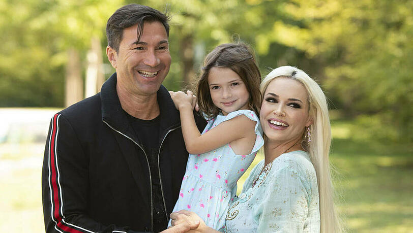 Glückliche, kleine Familie: Lucas Cordalis, die kleine Sophia und Daniela Katzenberger Glückliche, kleine Familie: Lucas Cordalis, die kleine Sophia und Daniela Katzenberger