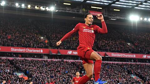 Virgil van Dijk brachte Liverpool per Doppelpack 2:0 in Front.