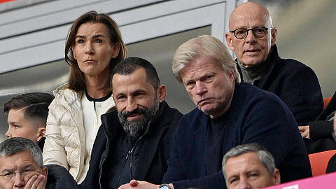 Wurden vergangene Woche beim FC Bayern entlassen: Vorstandsboss Oliver Kahn (r.) und Sportvorstand Hasan Salihamidzic