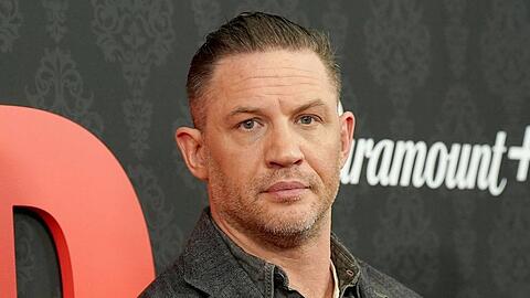 Tom Hardy bei der "MobLand"-Premiere im M&auml;rz 2025 in New York City.