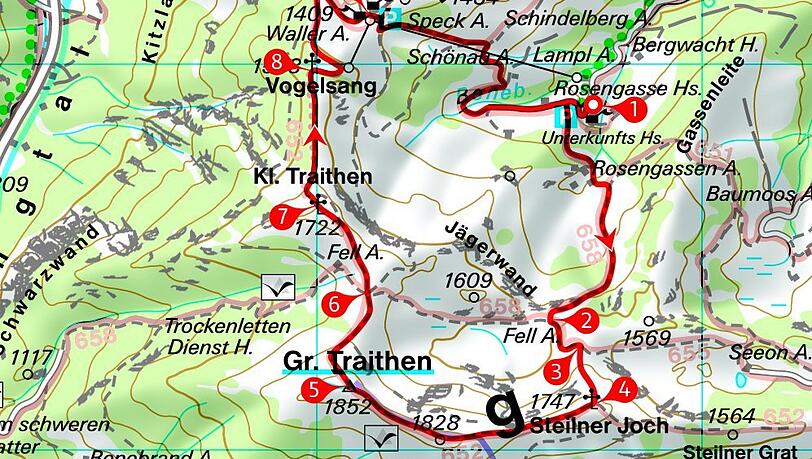Die Tour am Großen Traithen Die Tour am Großen Traithen