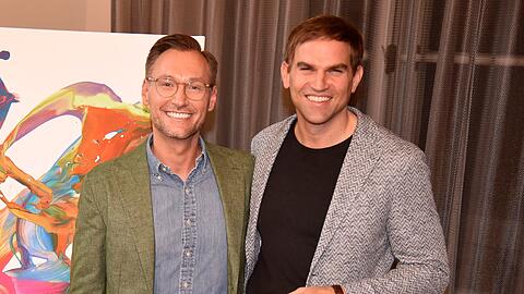 Thomas Gierling (l.) mit Mann Maximilian Böltl.