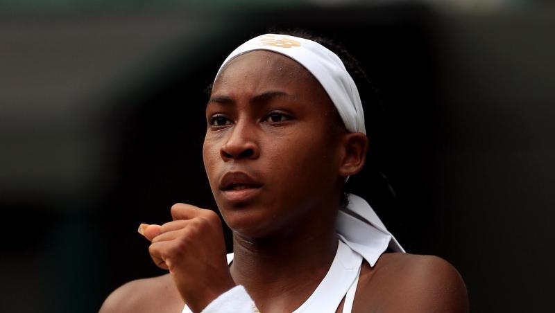 Cori Gauff unterliegt im Achtelfinale der Rumänin Simona Halep. Cori Gauff unterliegt im Achtelfinale der Rumänin Simona Halep.
