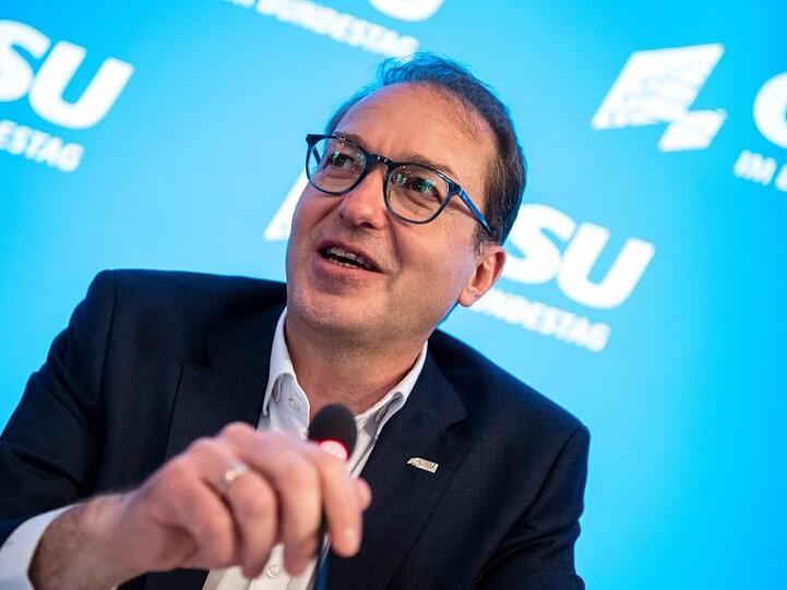 Alexander Dobrindt. Foto: Matthias Balk/dpa/Archivbild