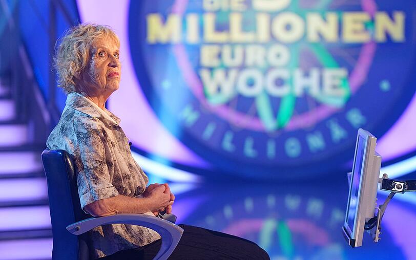 Blick zur&uuml;ck in Fassungslosigkeit: Gabriele Schmickl widerfuhr bei der "3-Millionen-Euro-Woche" (RTL) der ultimative Quiz-Unfall.