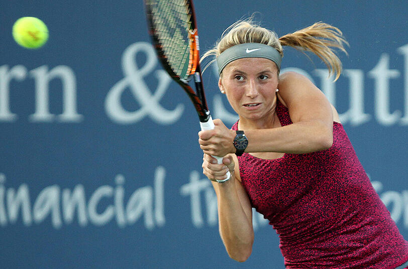 Tennisprofi Annika Beck in Bildern.