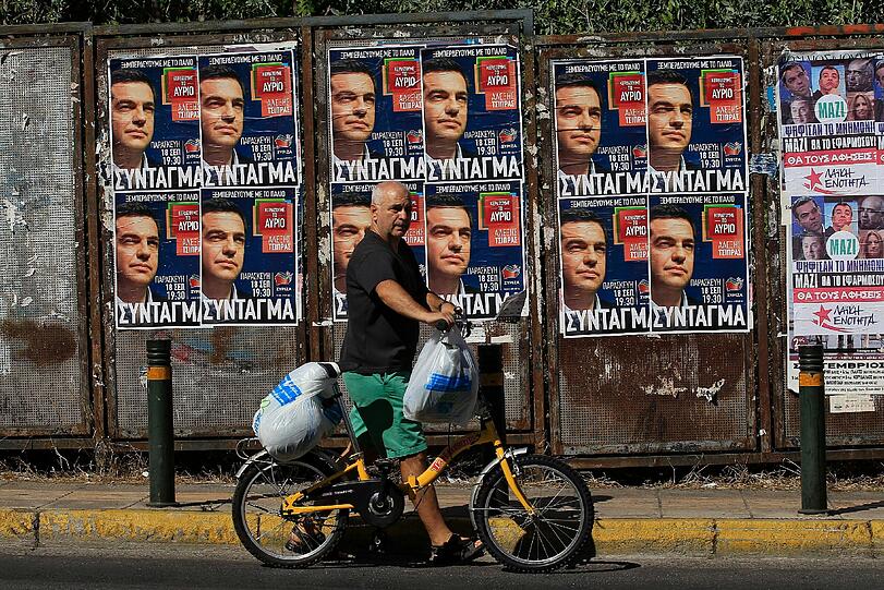 Möchte mit seiner Partei wieder an der Spitze stehen: Alexis Tsipras von der linken Syriza.