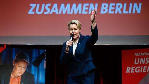 Franziska Giffey (SPD), Regierende Bürgermeisterin von Berlin.