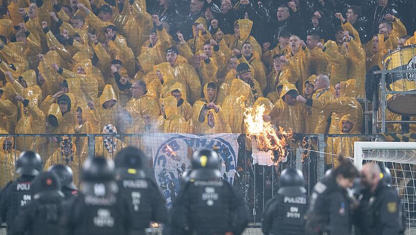 Kommt es in N&uuml;rnberg wieder zu Ausschreitungen wie gegen Hertha? (Archivbild)