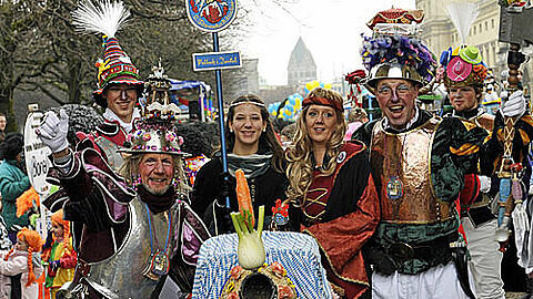 Der Umzug der "Damischen Ritter"