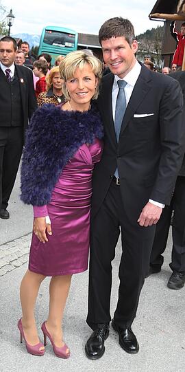 Martina Ertel-Renz mit ihrem Ehemann Sven