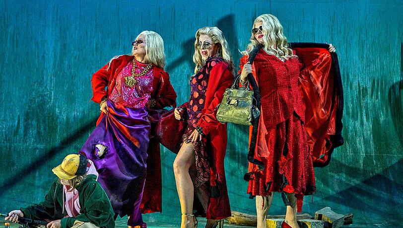 Eine Szene aus der Oper "Götterdämmerung".