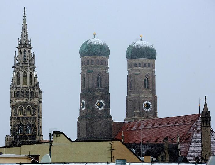 Schnee in München. Die Bilder.