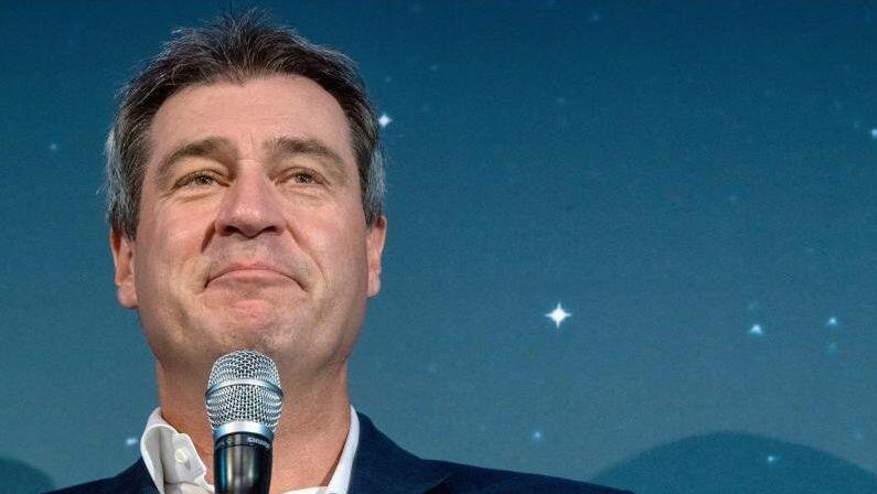 Markus Söder bei der Vorstellung der neuen Fakultät.