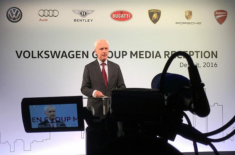 VW-Chef Matthias Müller: "Es sind nicht nur unsere Autos, die wir reparieren müssen - es ist auch unsere Glaubwürdigkeit."