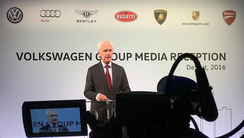 VW-Chef Matthias Müller: "Es sind nicht nur unsere Autos, die wir reparieren müssen - es ist auch unsere Glaubwürdigkeit."