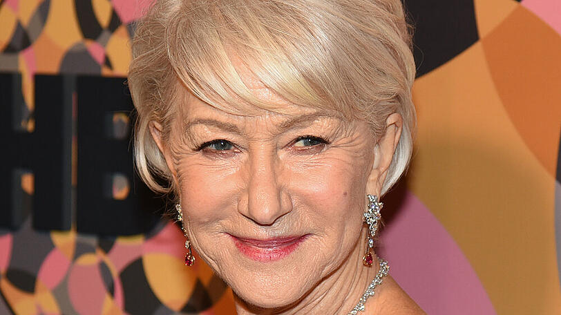 So gestylt kennt man sie von dem roten Teppich: Helen Mirren 2020 bei den Golden Globes