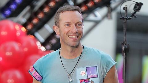 Chris Martin bei einem seiner Auftritte mit Coldplay.